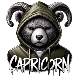 Capricorn zodiac bear