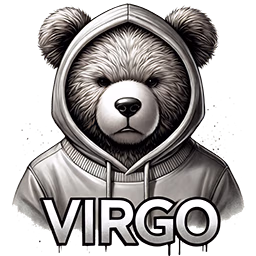 Virgo zodiac bear